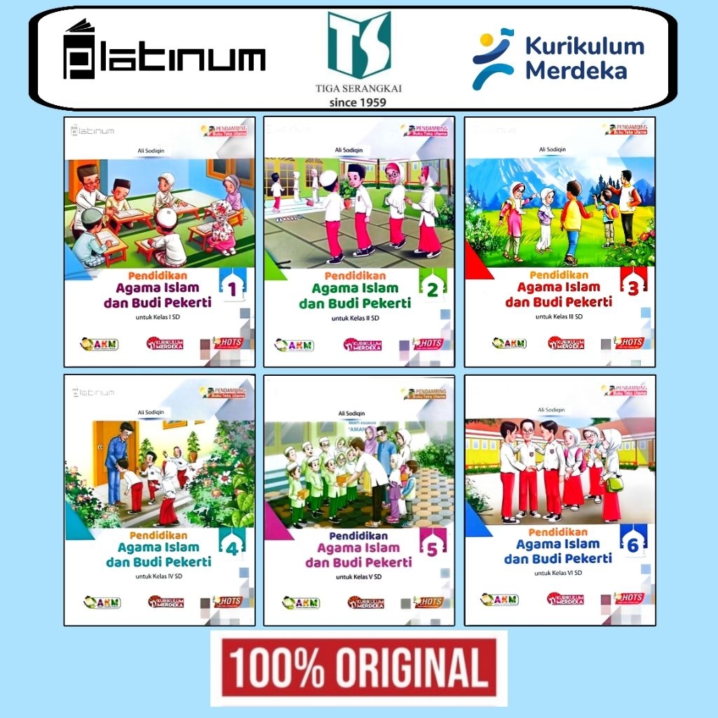PLATINUM : Pendidikan Agama Islam ( Edisi Revisi ) untuk SD / MI Kelas 1 2 3 4 5 6 - Tiga Serangkai