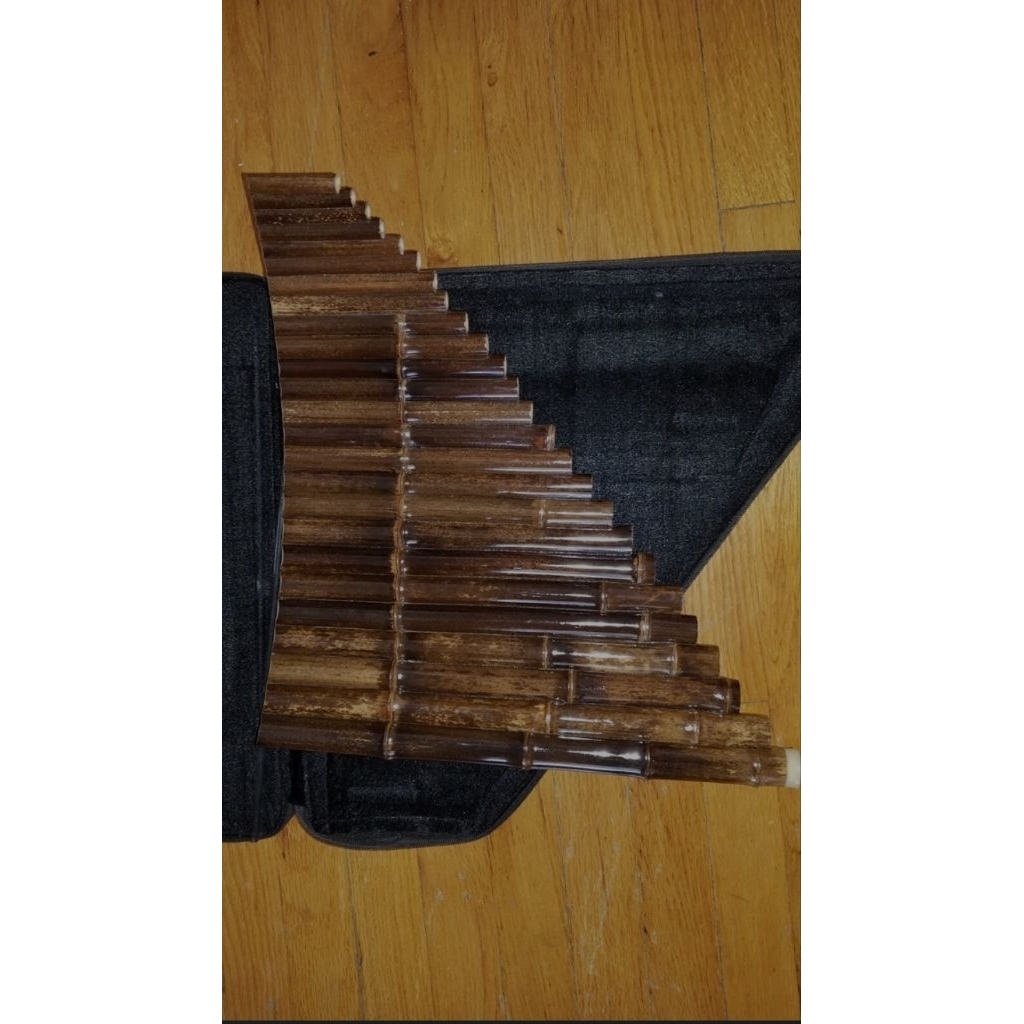 Pan Flute 25 pipes by black Bamboo