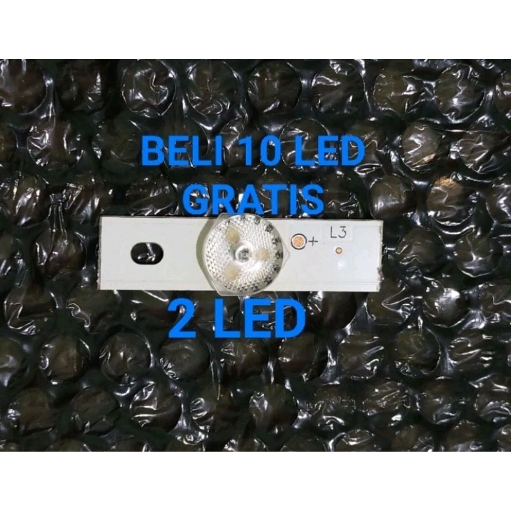 Backlight tv led 3v cembung  UNIVERSAL  Led  3v  Cembung  3 v  Backlight tv  Bl tv  Lampu tv  Backli