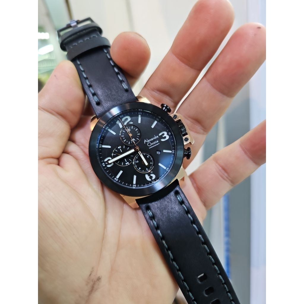 jam tangan pria sport ALEXANDRE CHRISTIE 6280 GCLBRBA