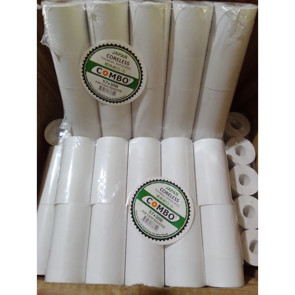 

1 PACK kertas thermal combo 57/30(mm)