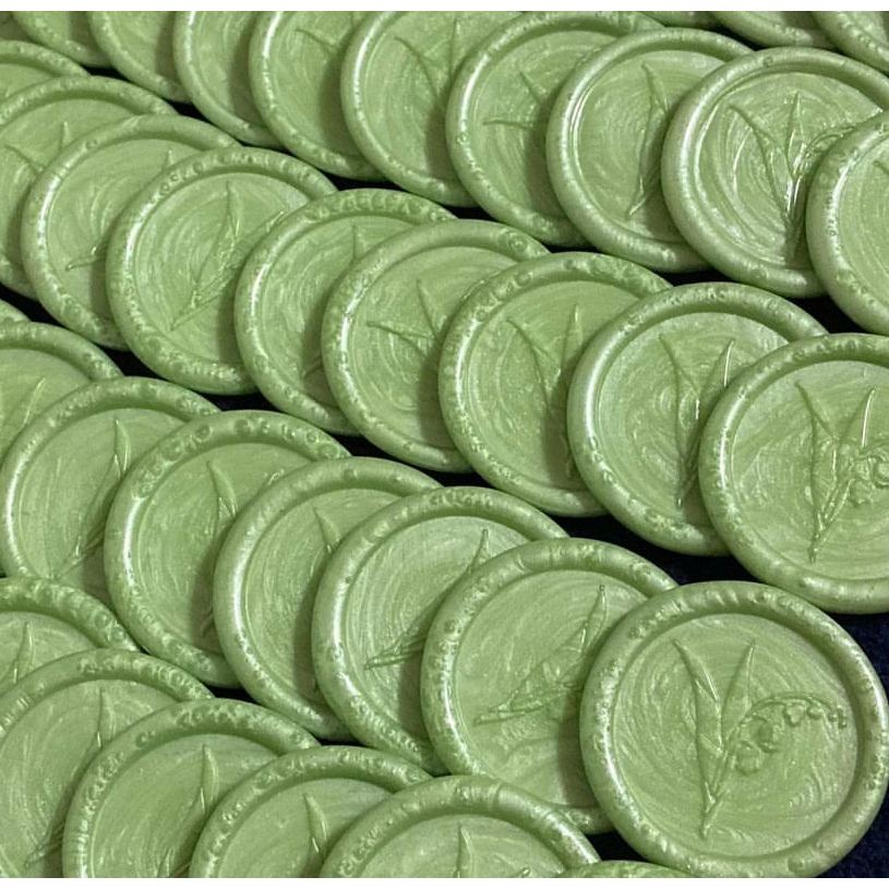 

(CLG) Calla Lily - 1 Pcs Wax Seal Coin Instan Siap Pakai HS21 / Segel undangan wax seal DIY / Hampers / Souvenir / Hadiah / Hiasan / art & Craft / candle wax seal coin langsung tempel sudah include double tape