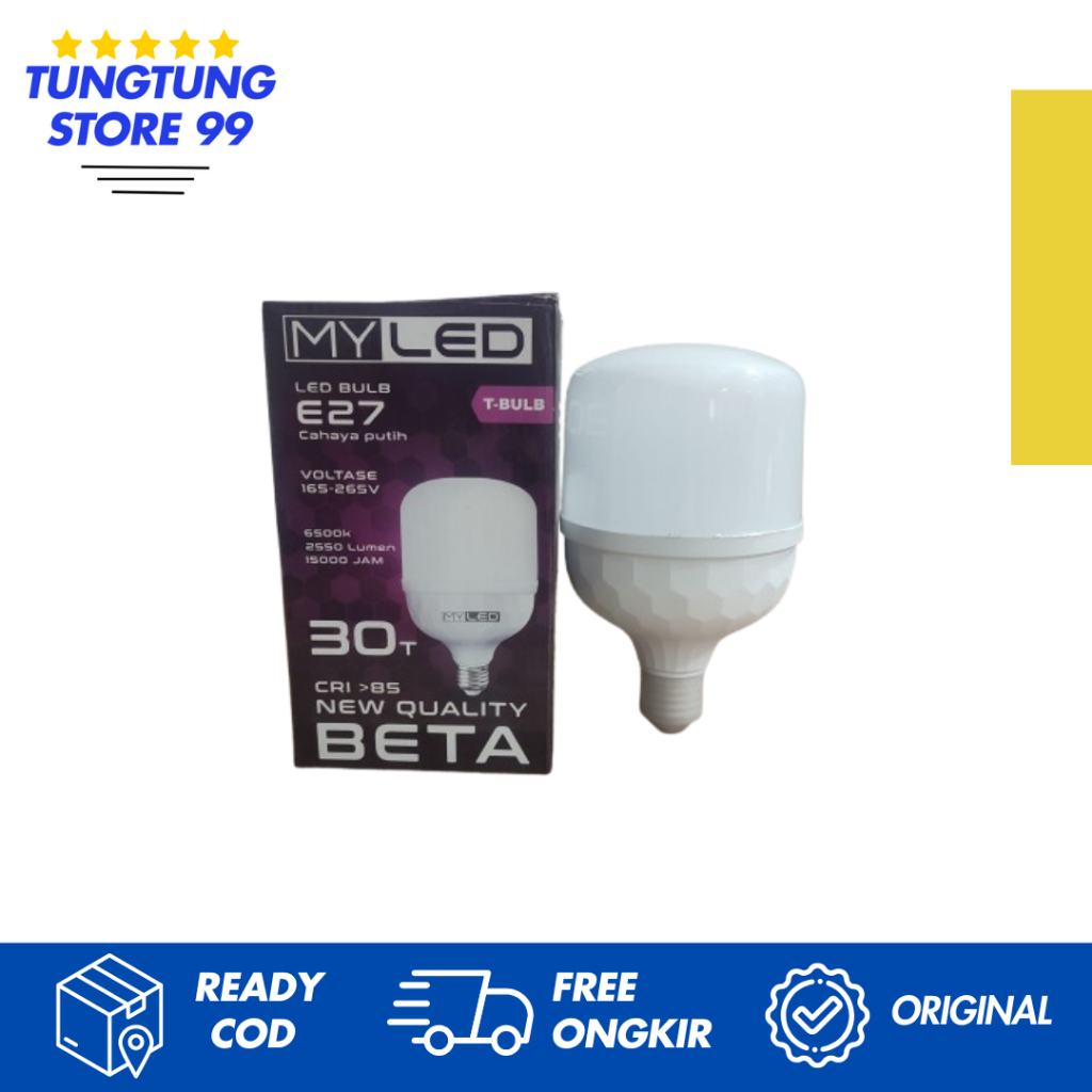 MYLED BETA LED 30 T/Bohlam LED kapsul murah Merk MYLED BETA 30 T/LED murah myled 30 T