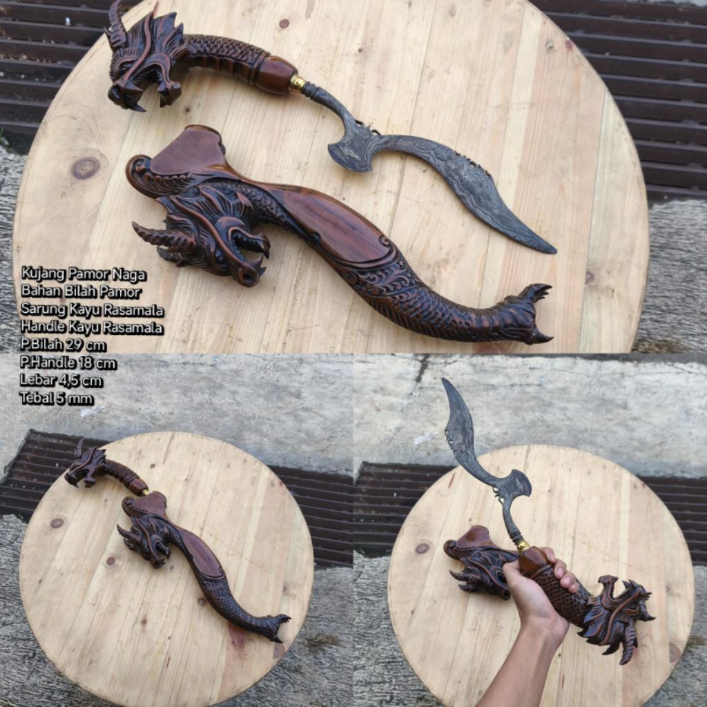 kujang naga Damaskus prenium