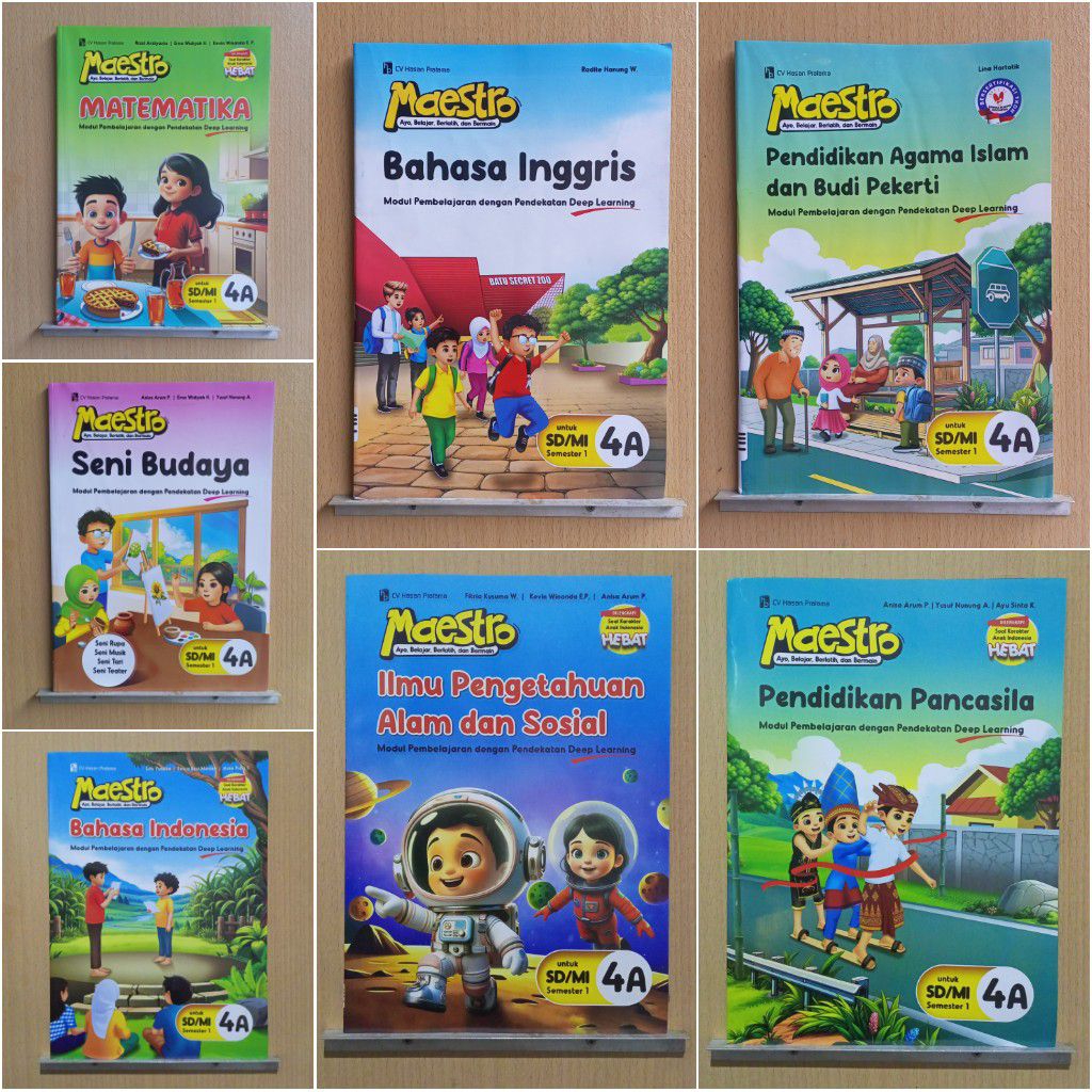 LKS Maestro Kelas 4a 4b SD/MI Semester 1, Semester 2 2025/2026