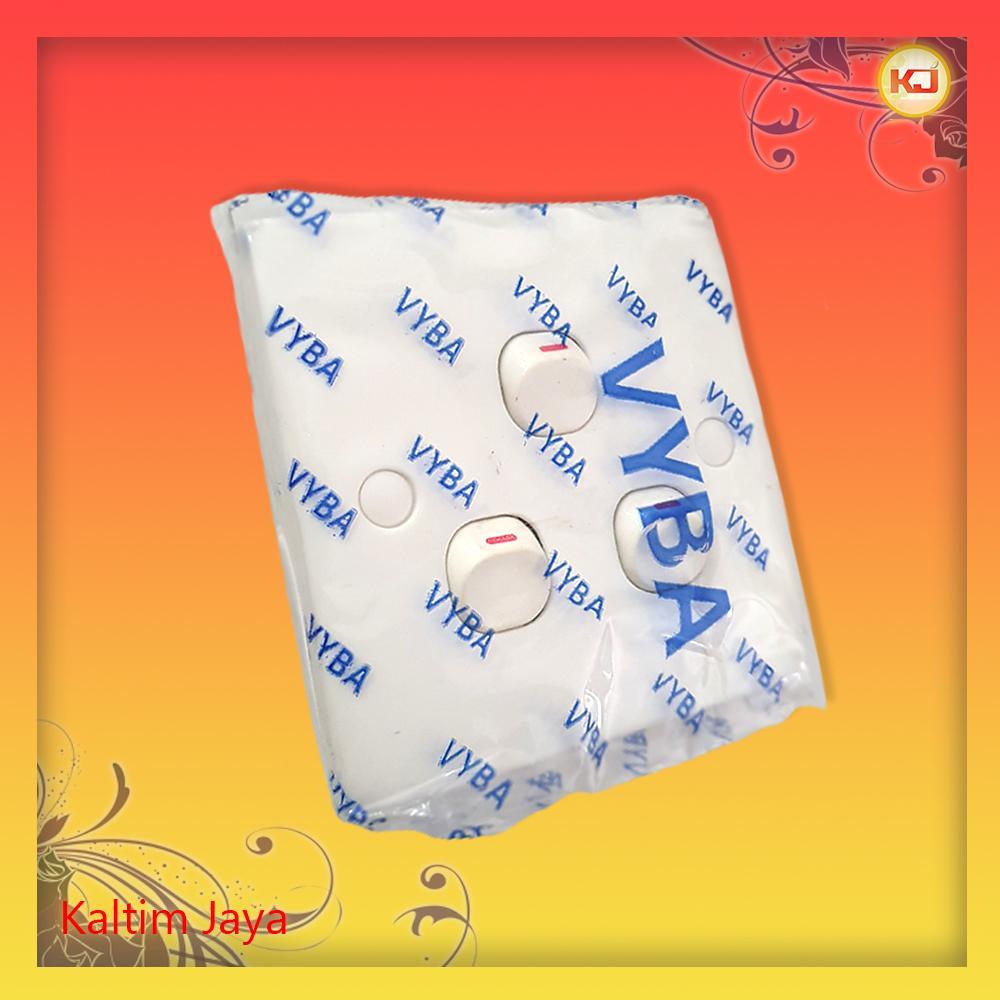 Saklar Triple Tanam/IB NCE-331 VYBA Inbow 3-Gang 1-Way Switch
