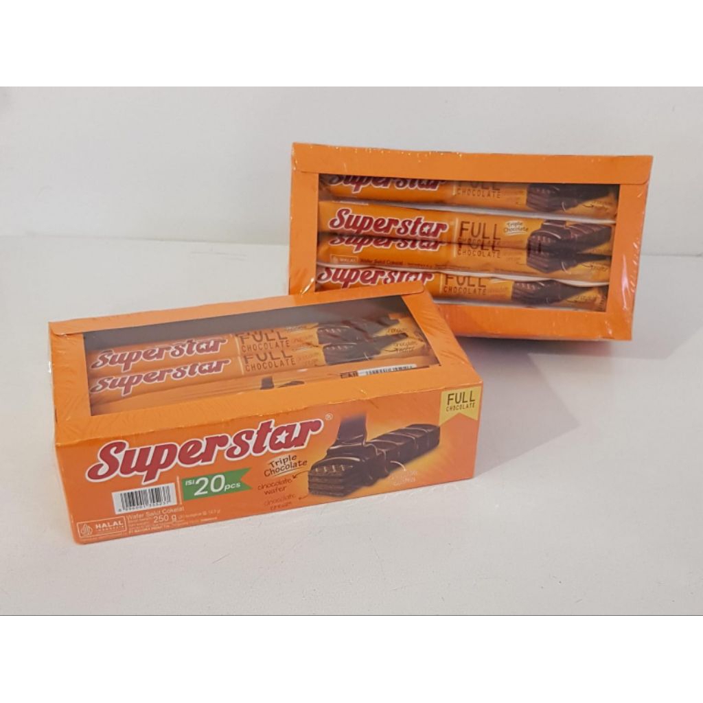 

Superstar Triple Coklat Isi 20 pcs Netto 250 gr