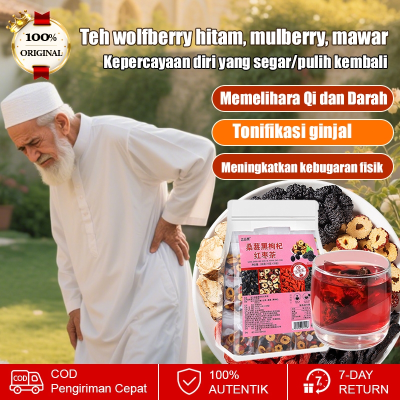

❤️Beli 1 gratis 2❤️Teh Mulberry Hitam, Kurma Merah, dan Goji Teh Pemulihan Setelah Bergadang Meningkatkan Warna Kulit Teh Pelindung Hati Teh Bunga dan Buah Alami Teh Energi