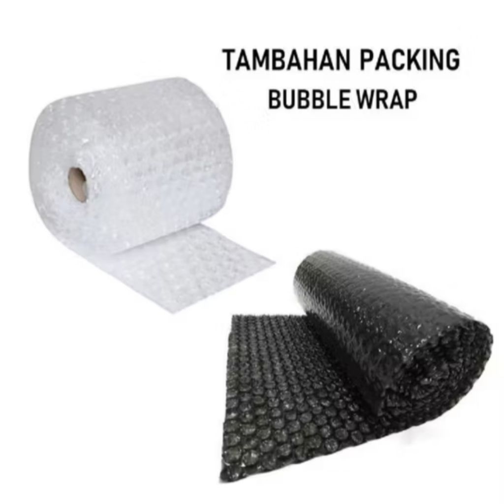 

TAMBAHAN PACK BUBBLE WRAP / EKSTRA BUBBLE WRAP / EKSTRA PACKINGAN BUBBLE WRAP
