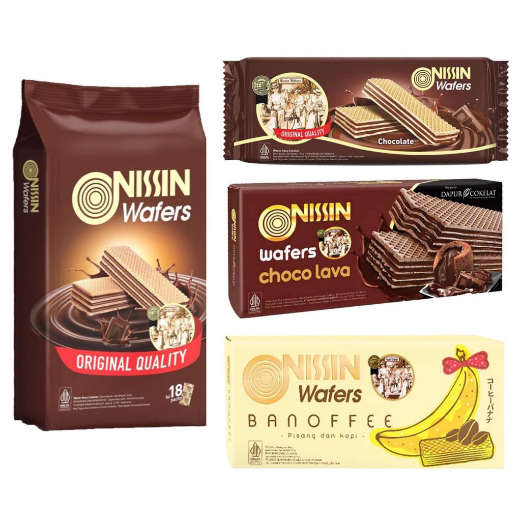 

NISSIN Wafer Limited edition Kolaborasi Dessert Dapur cokelat original