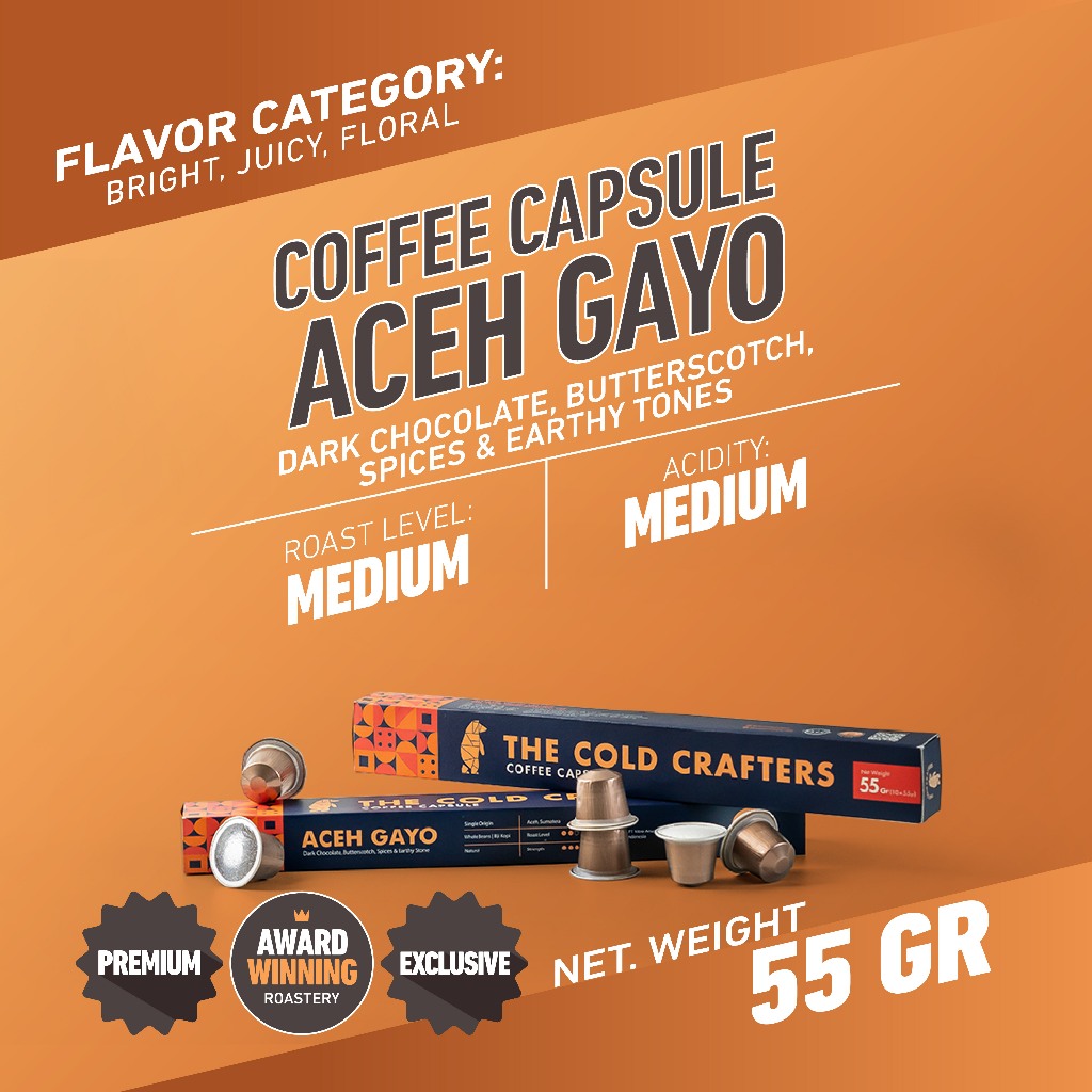 

NO_MORE Coffee Capsule / Kapsul Kopi - Aceh Gayo Nespresso Compatible