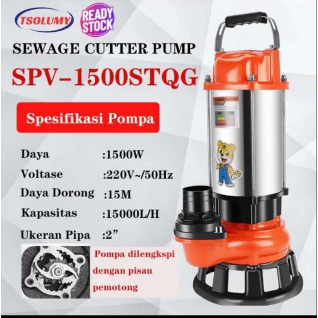 pompa celup somy SPV-750STQG 2" sewage pump