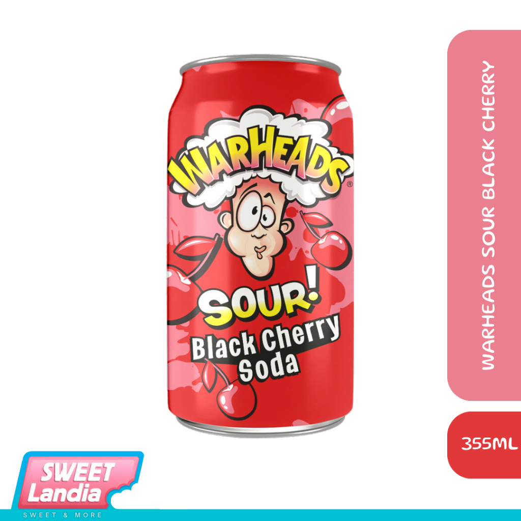 

Warheads Sour Black Cherry Soda Drinks 355ml