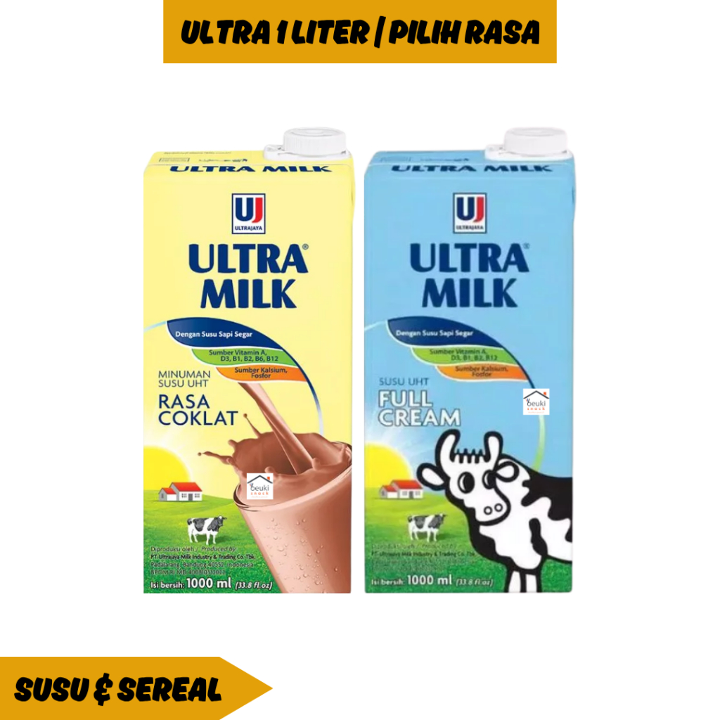 

Susu UHT Ultra Kemasan 1 Liter Berbagai Varian Pilih Rasa