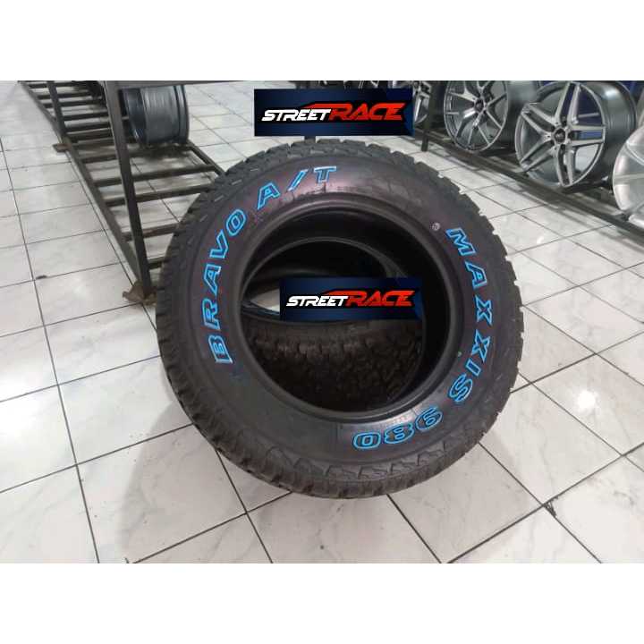 Ban Maxxis Bravo A/T 265 60 Ring 18 ban Mobil Standar Pajero Fortuner List Putih