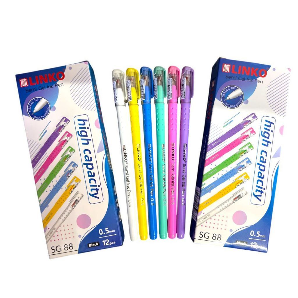 

SG-88 LINKO SEMI GEL PEN [ PACK = 12 pcs ]