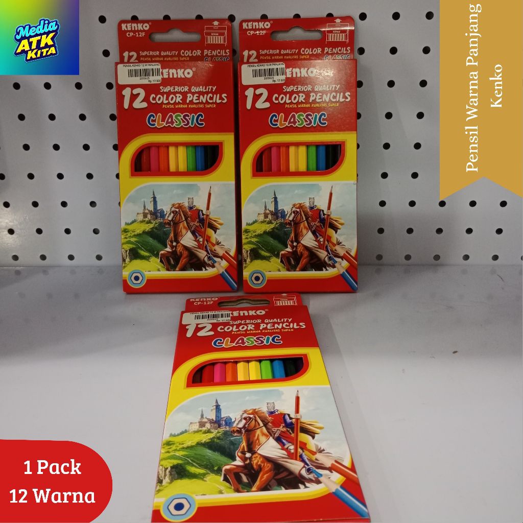 

Pensil Warna Kenko 12 Warna Pendek-Panjang/ Pensil Mewarnai/ Coloring Pencil