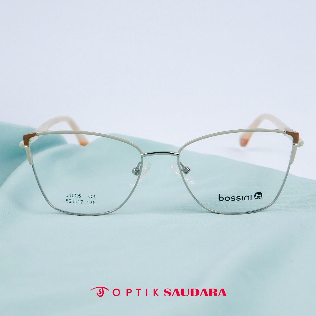 Optik Saudara - Kacamata Wanita Cat Eye Modern Style F L1025 C3 52