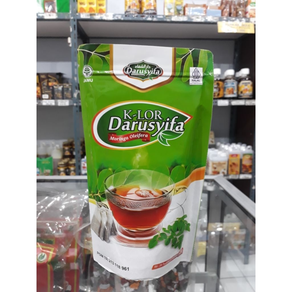 

Teh Celup Daun KELOR Darusyifa isi 20 Kantong