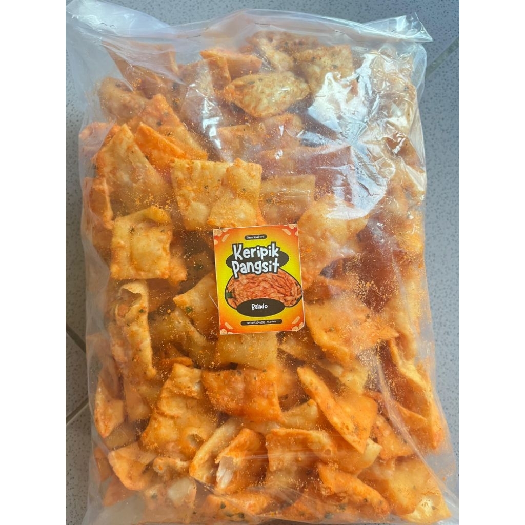 

Keripik pangsit jagung bakar