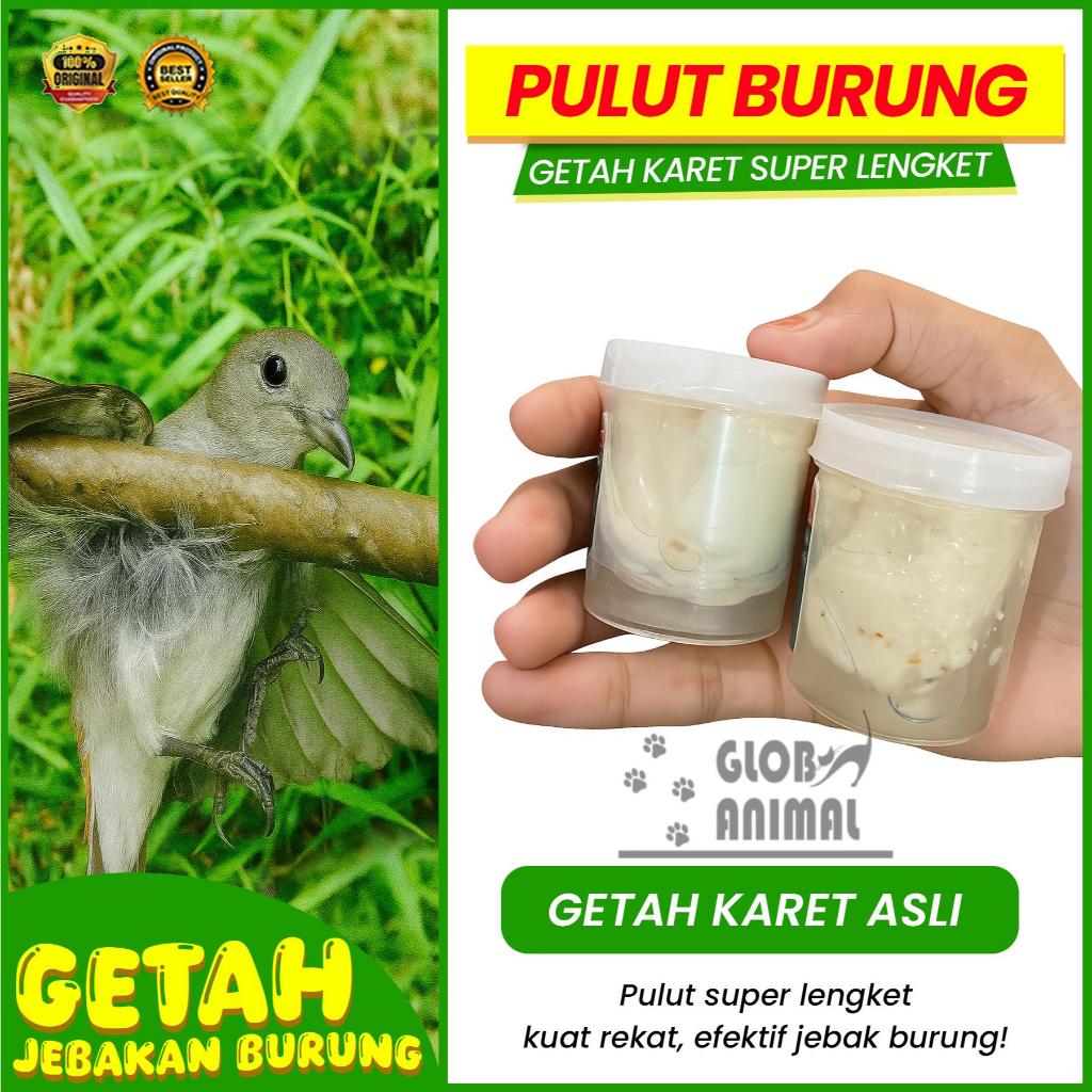 PULUT BURUNG GETAH KARET super lengket rekat asli bendo penjerat kaki