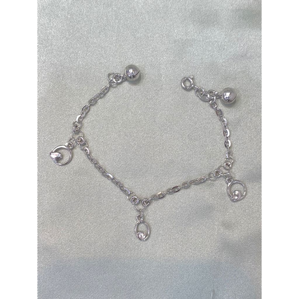 Gelang Rantai Mainan Perak 925 Asli