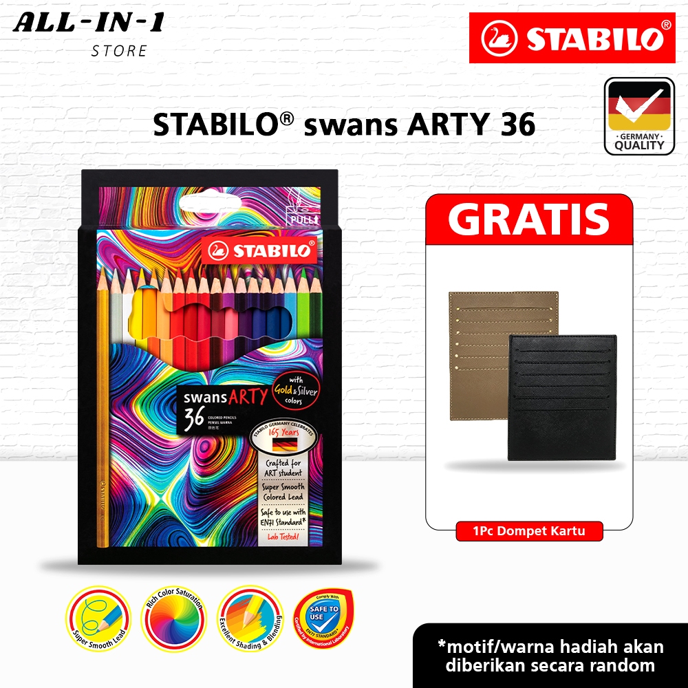 

Stabilo Swans Arty 36 Color Pencils