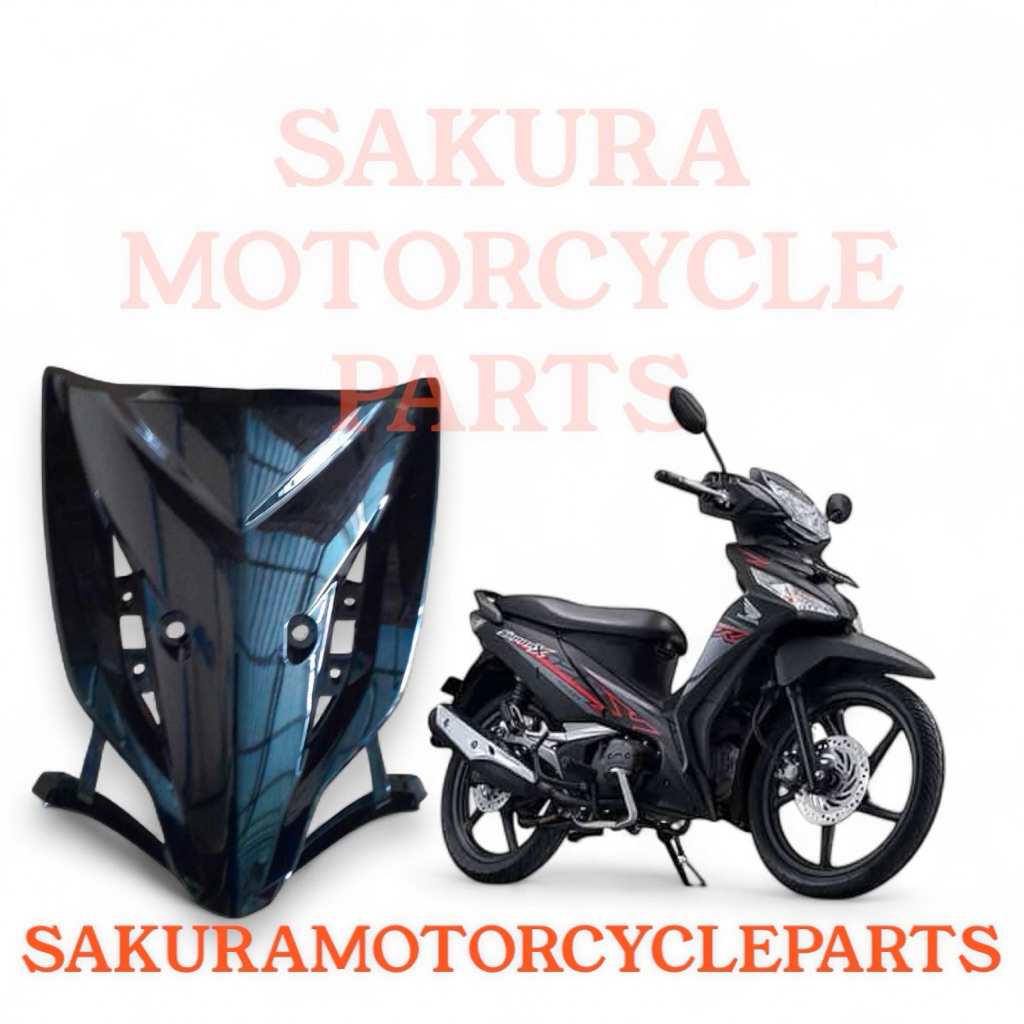 PANEL TAMENG DEPAN DUDUKAN PLAT NOMOR HONDA SUPRA X 125 FI 2014 - 2025 | PANEL SUPRA X 125 14