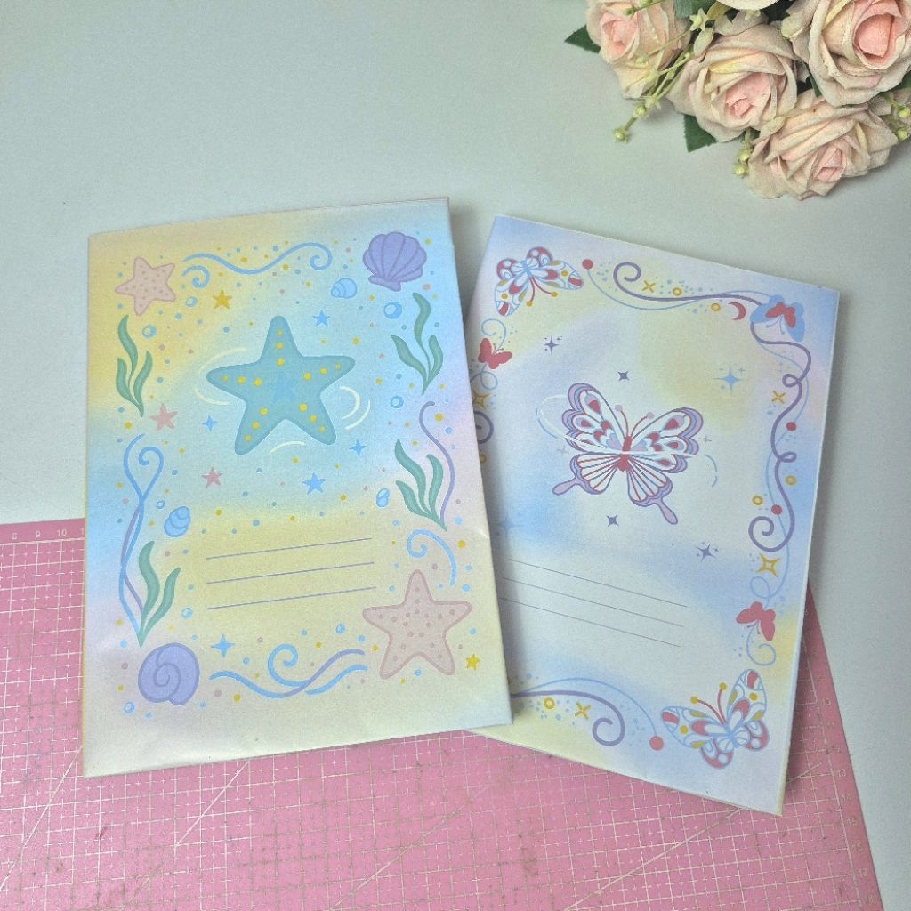 

[BIGBOSS] SAMPUL BUKU AESTHETIC FAIRYTALE PASTEL SERIES FAIRY MERMAID