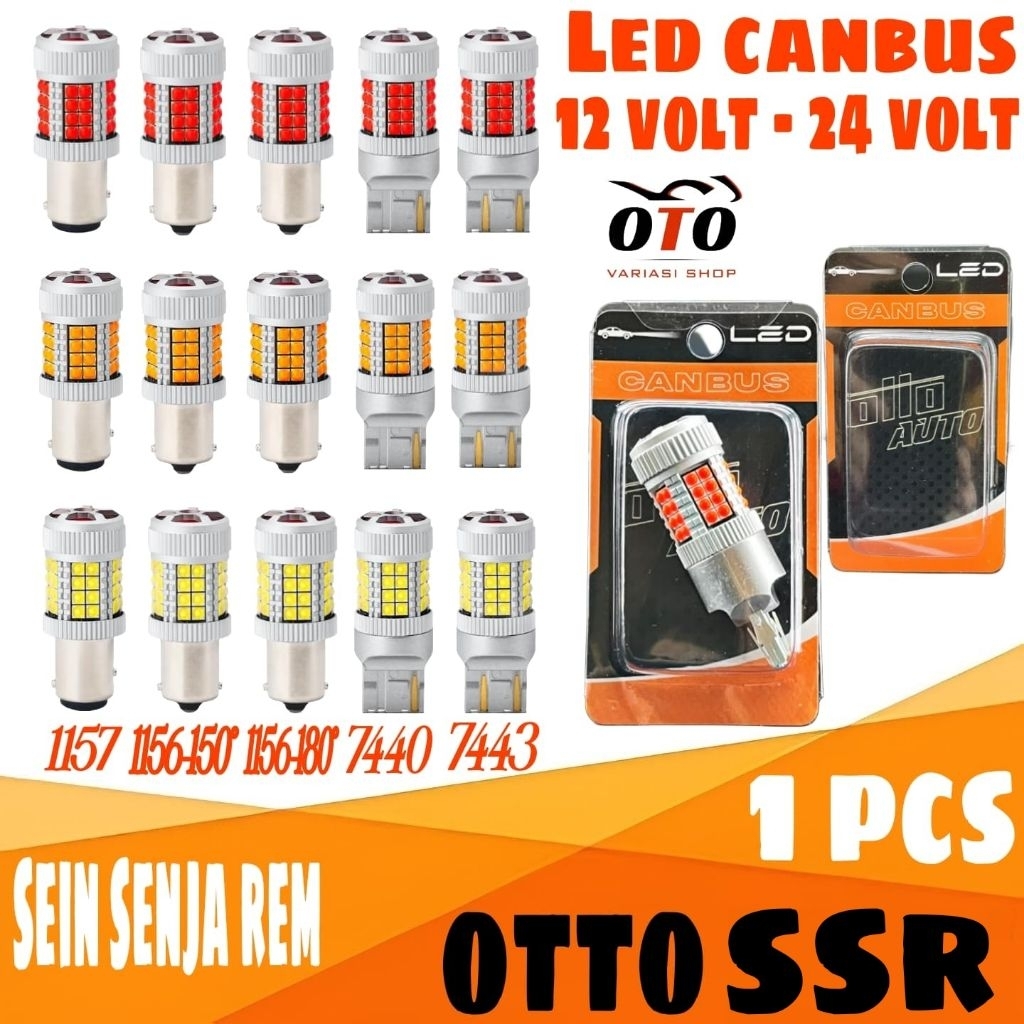 OTTO SSR 40 TITIK LED CANBUS LAMPU LED SEIN SENJA REM DAN REM MUNDUR MOBIL MOTOR