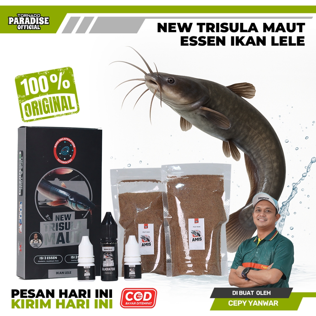 New Trisula Maut Essen Ikan Lele Premium By Cepy Yanwar Teknologi Nano Encapsulation Esen Mancing Ik
