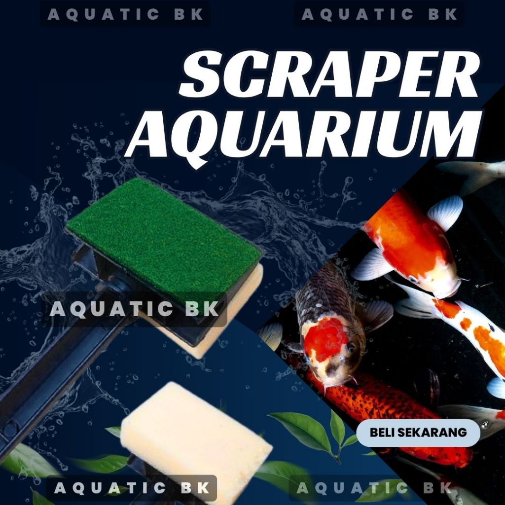SCRAPER PEMBERSIH KACA AQUARIUM