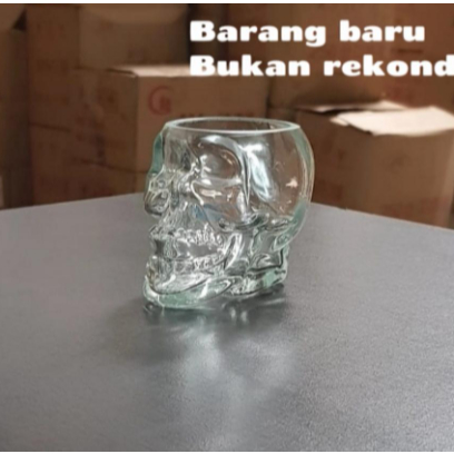Botol Kaca Tengkorak Gelas Tengkorak 280ml Gelas Kaca Gelas Kopi