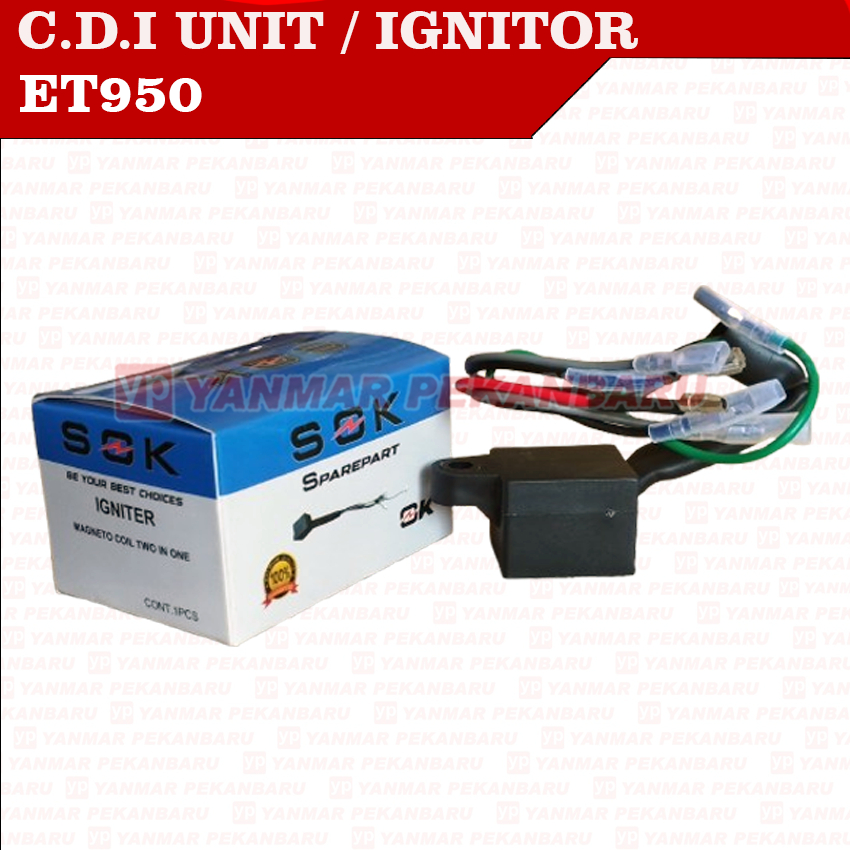 ET950 ET1000 CDI Unit Ignitor Mesin Genset 2 tak Watt ET 950 1000 SOK