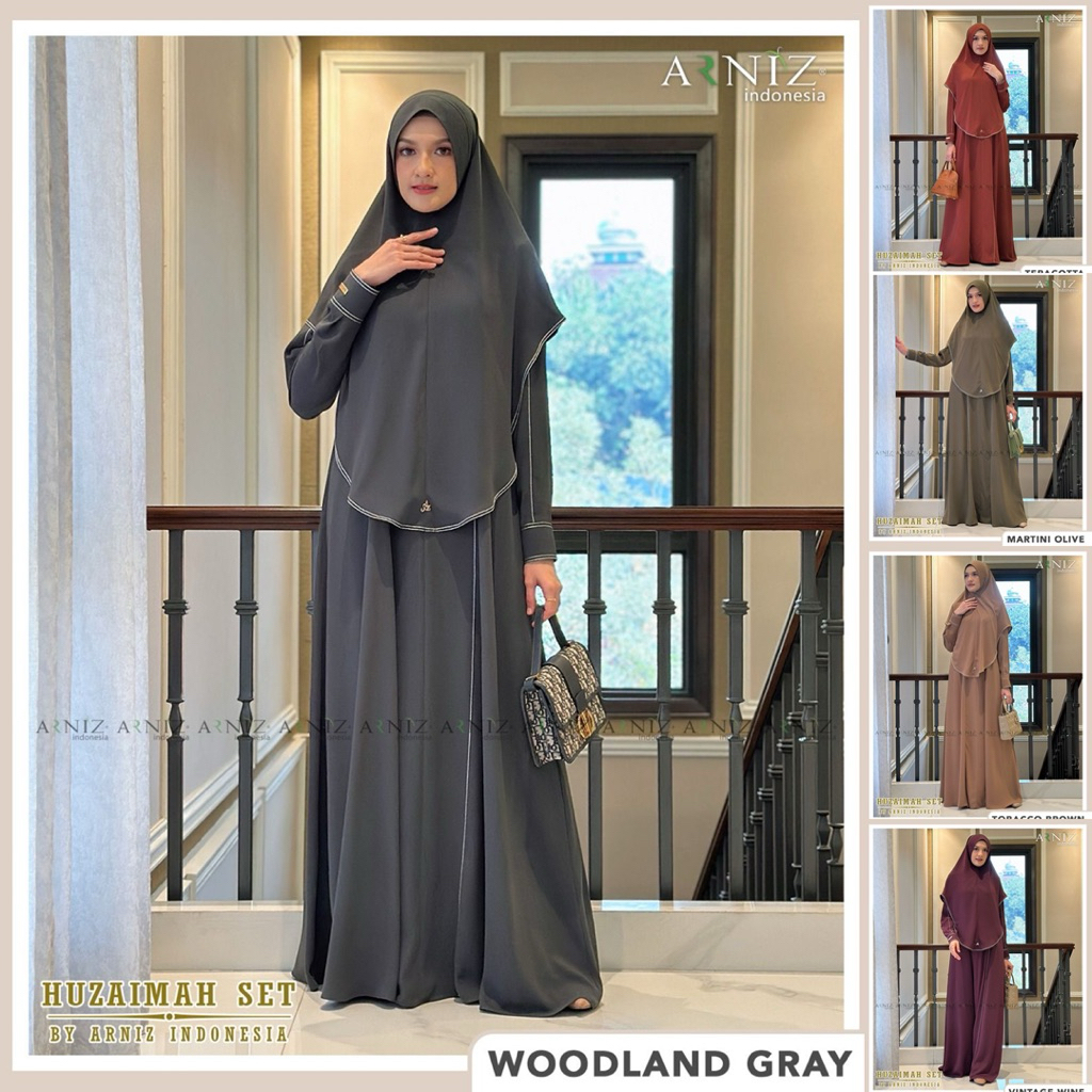 Huzaimah Set Original By Arniz Collection