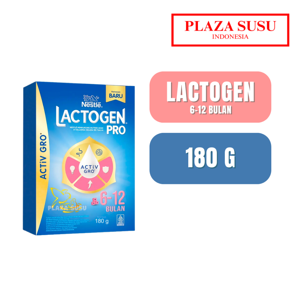 NESTLE LACTOGEN PRO 2 SUSU FORMULA BAYI 6-12 BULAN 180 G PER BOX
