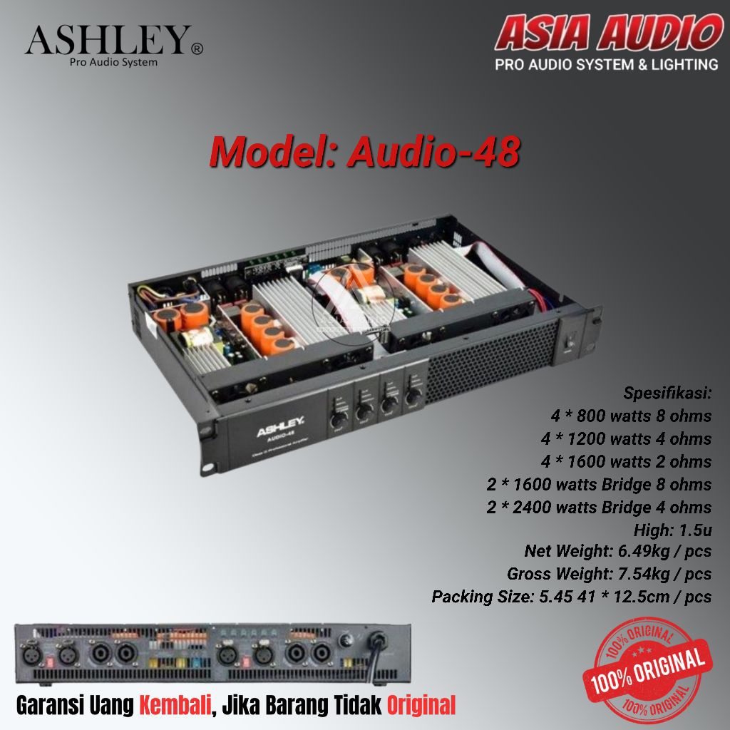 POWER ASHLEY AUDIO-48 CLASS D