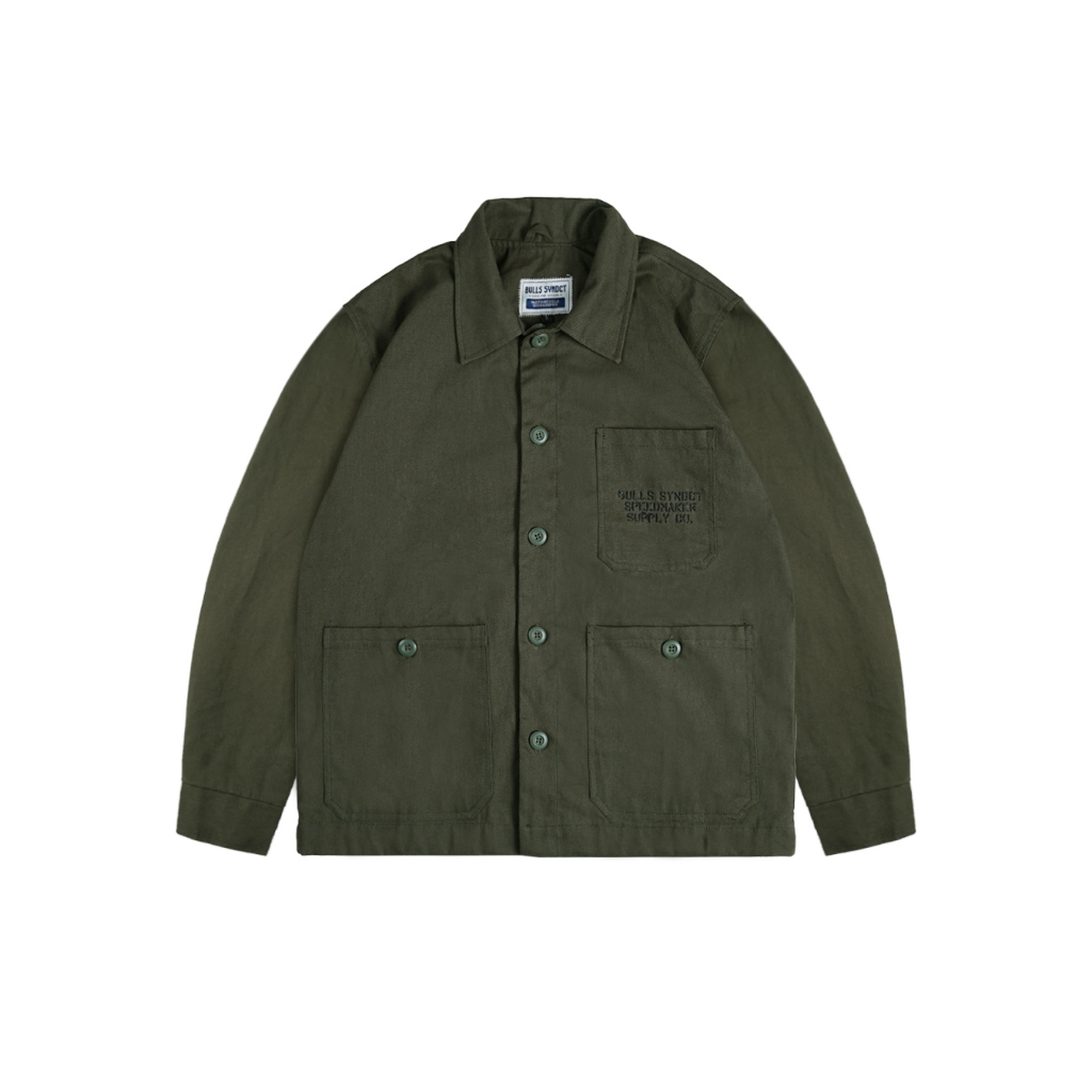 BULLS SYNDICATE Deck Jacket | Castellanos Green Army