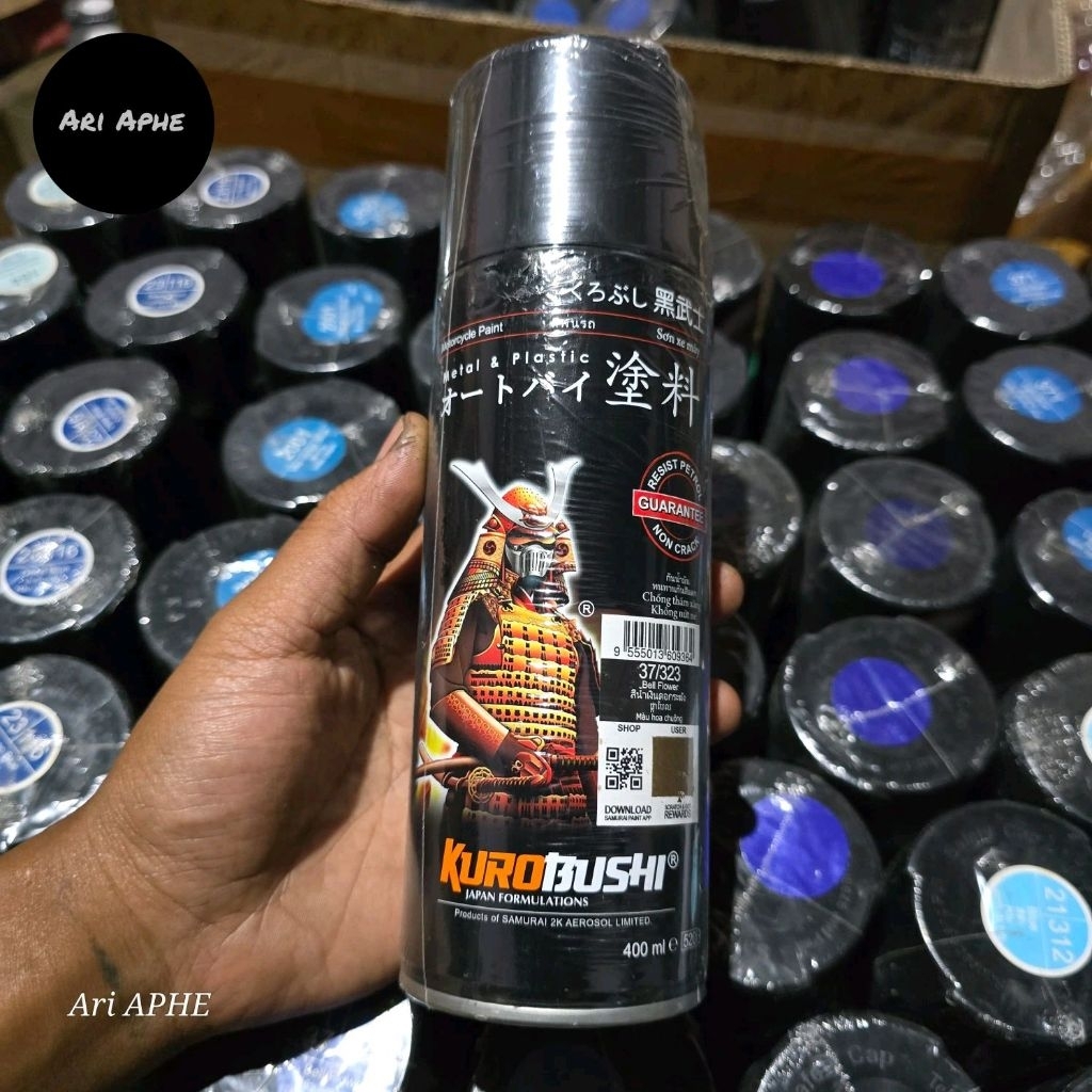 PROMO Samurai Paint Beel Flower 323 Biru tua 400 ml - cat semprot