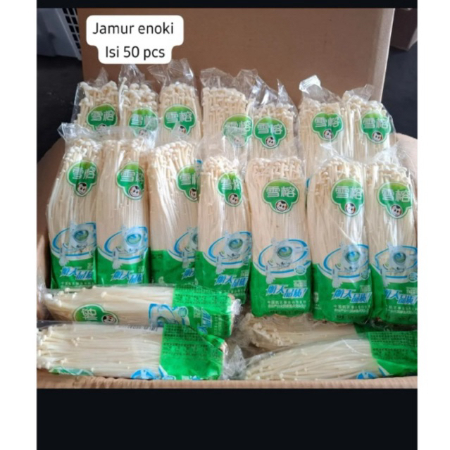 PROMO JAMUR ENOKI 1dus/karton