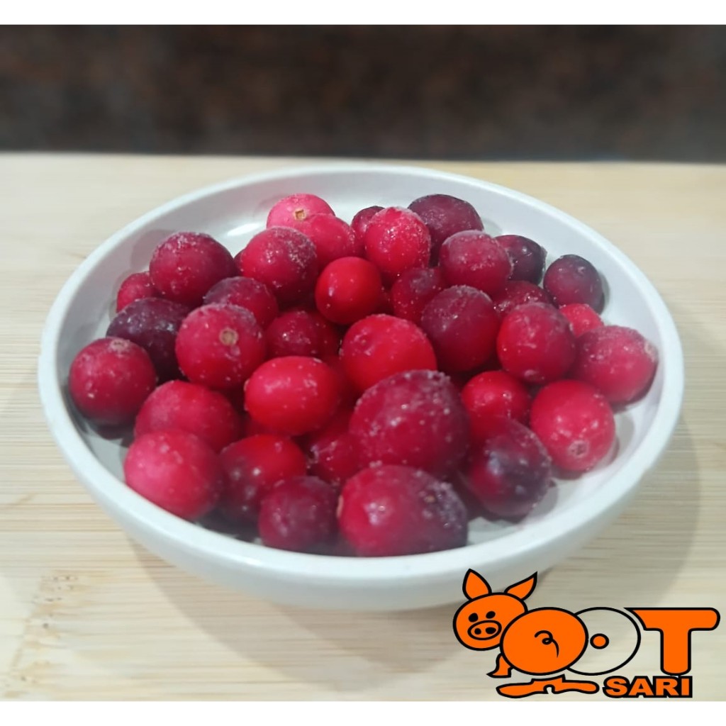 

Cranberry Beku / Cranberry Frozen Buah Beku 500gr