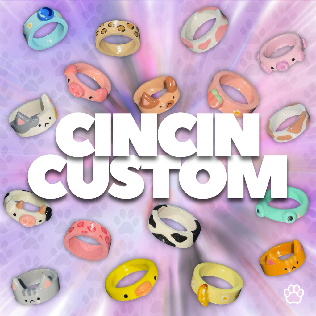 Custom Clay Rings |  Clay Rings Hand made | Cincin Clay | Chunky Rings | Custom Rings