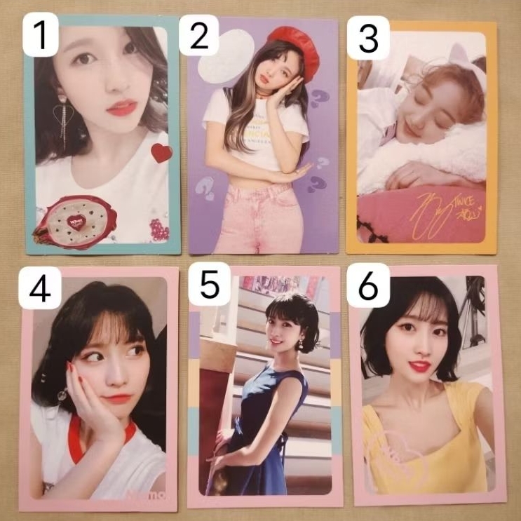 [Baca Deskripsi] Jual Photocard PC Official Twice Mina Nayeon Jihyo Momo What is Love Ready Ina
