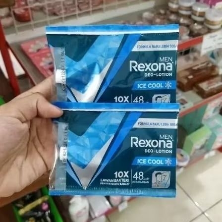 rexona sachet / rexona men deodorant / rexona men sachet ( 1 renceng 12  sachet)
