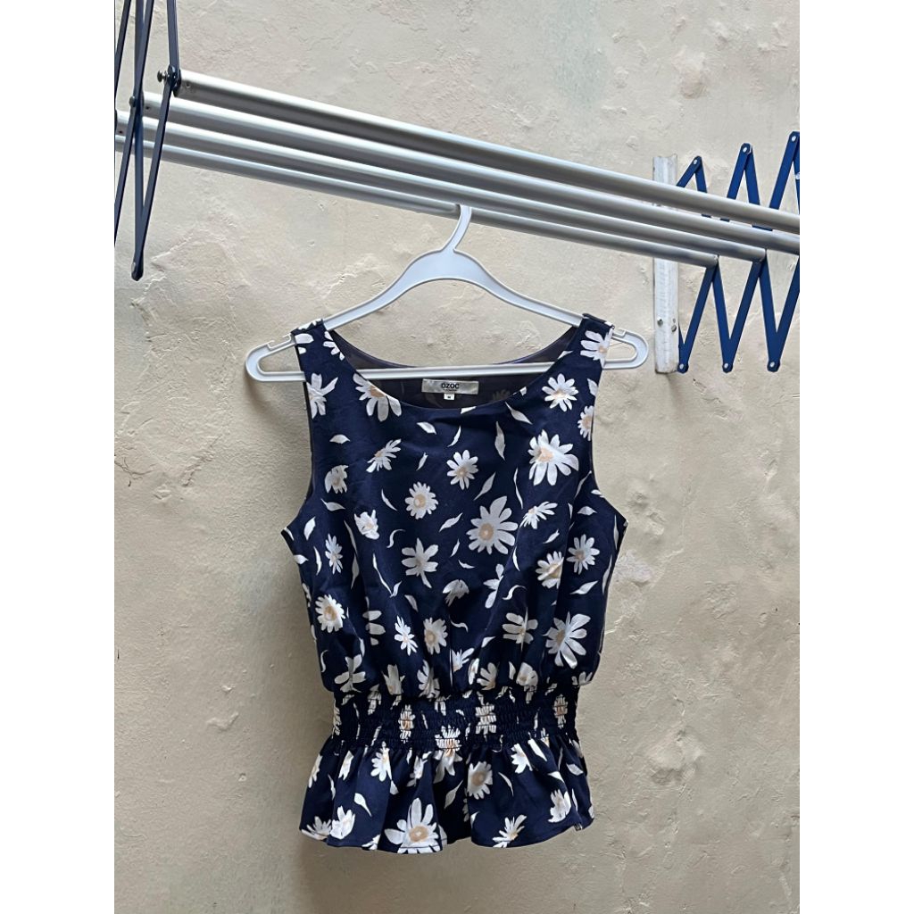 Ozoc Flower Tank-Top