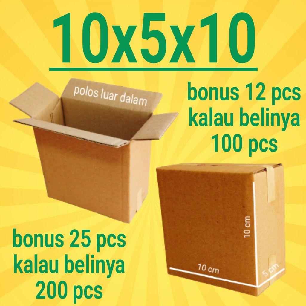

Kardus Packing Ukuran 10x5x10
