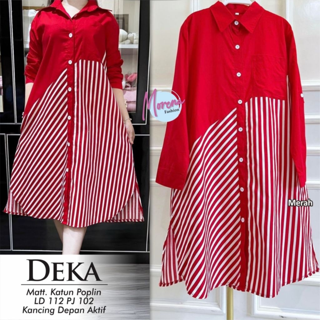 tunik kemerdekaan tunik Agustusan tunik merah putih morena