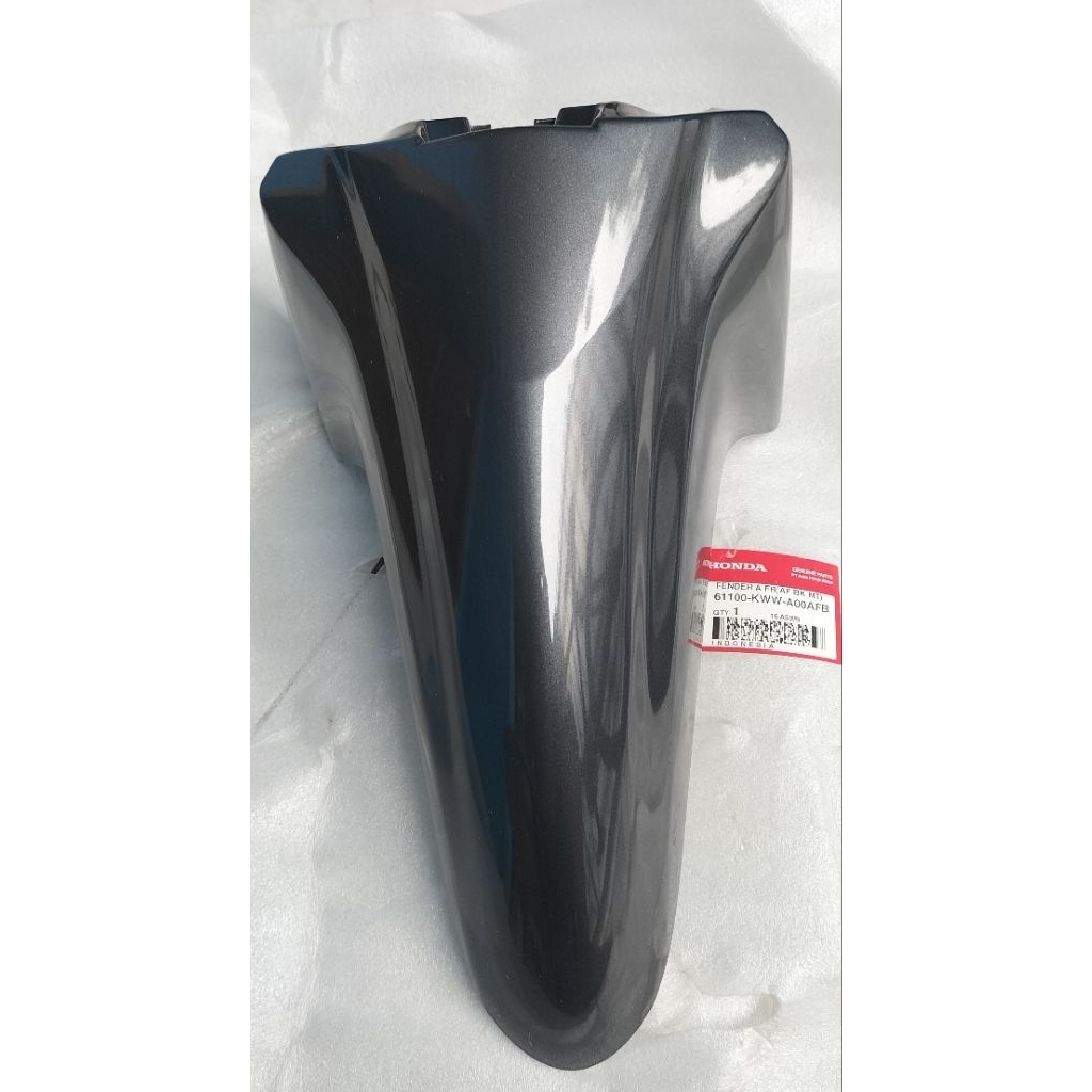 61100-KWW-A00AFB SPAKBOR DEPAN REEVO FIT ABSOLUTE 110 HITAM ABU ABU  ORI AHM