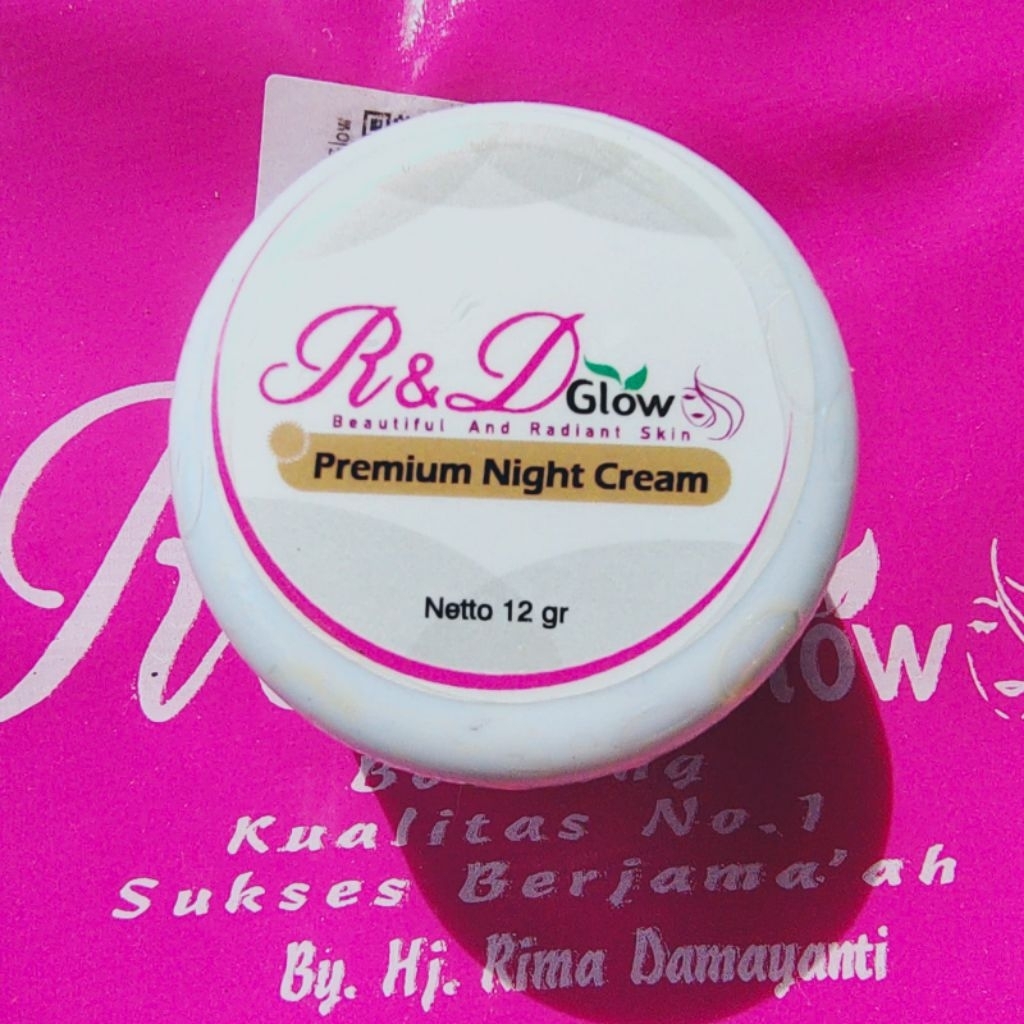 PREMIUM NIGHT CREAM R&D GLOW BPOM ORIGINAL