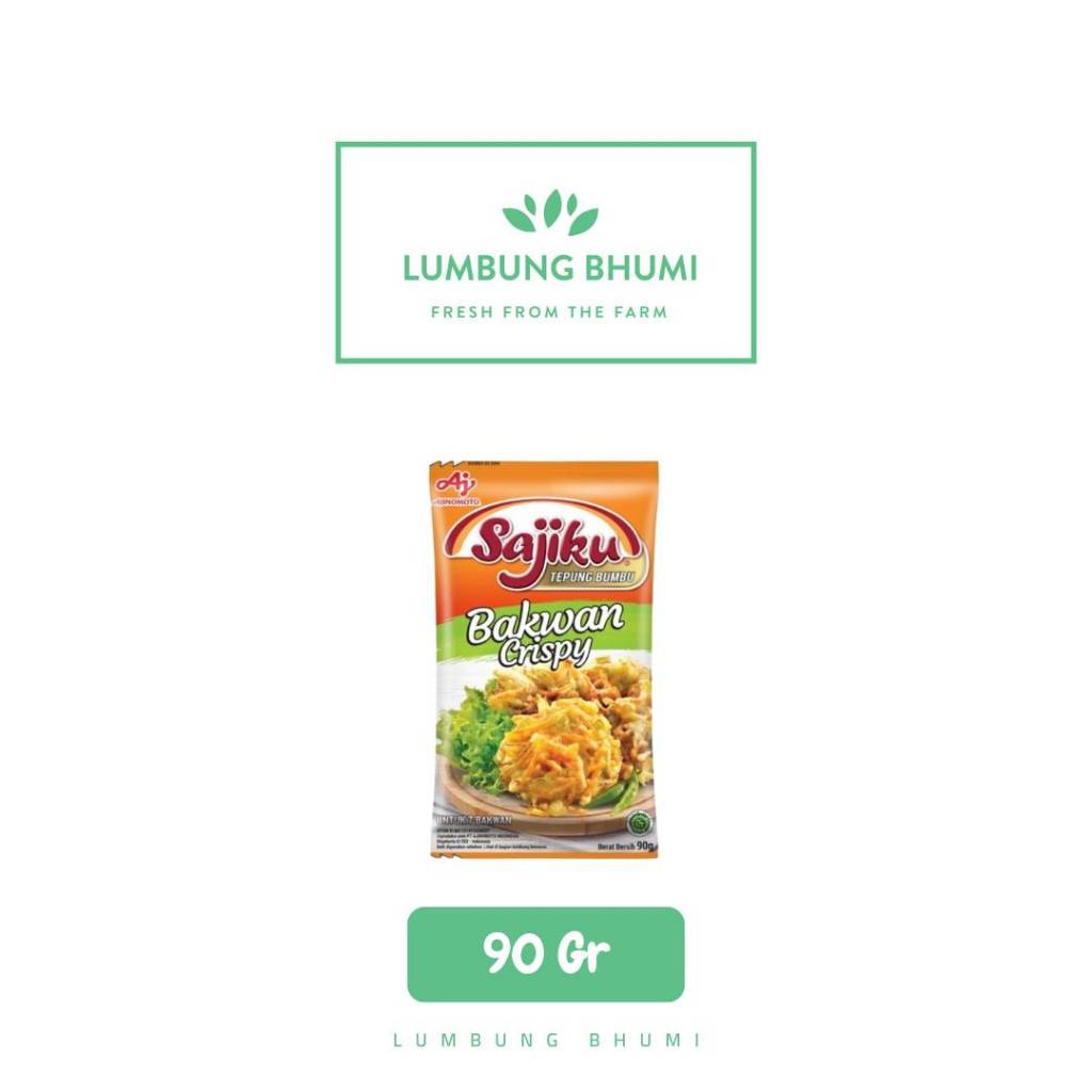 

SAJIKU Tepung Bumbu Bakwan Crispy 90 Gr 1 Pcs - Lumbung Bhumi
